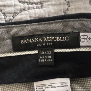 Men’s dress pants. Banana Republic.